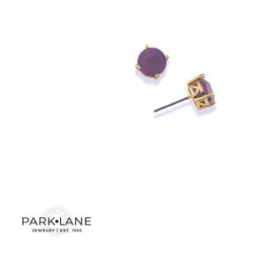 Mauve opal impression earrings